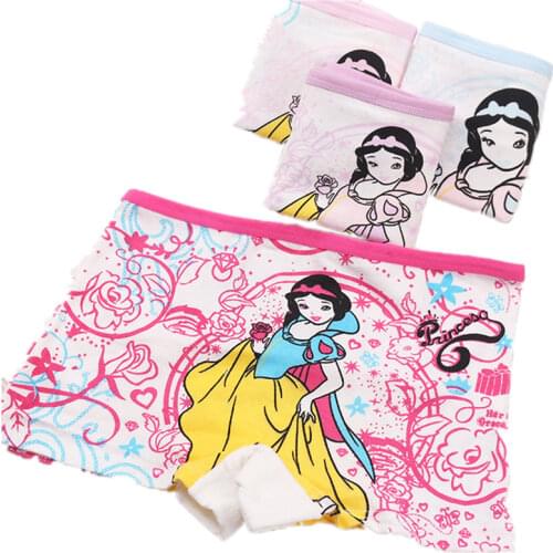 Girls Cartoon Briefs Modal Underwear Fruit Bear Girls Printing Panties Kids Brief Panties Soft Underpants Florals Cotton Boxers