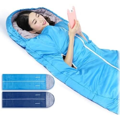 Outdoor Ultralight Camping Sleeping Bag Cotton Sleeping Bag Envelope Type Sleeping Bag Compression Bag 1100/1350/1650/1950g