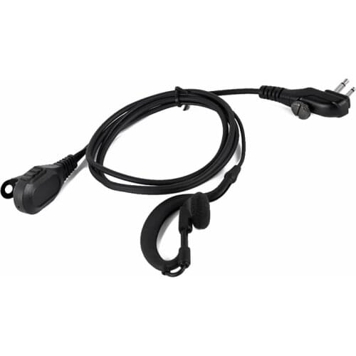 5pcs For HYT Hytera Walkie Talkie Headset Earpiece Earphone for Hytera PD500 TD500 TD510 TD520 PD560 C-500 TC-518 TC-580 TC-446S