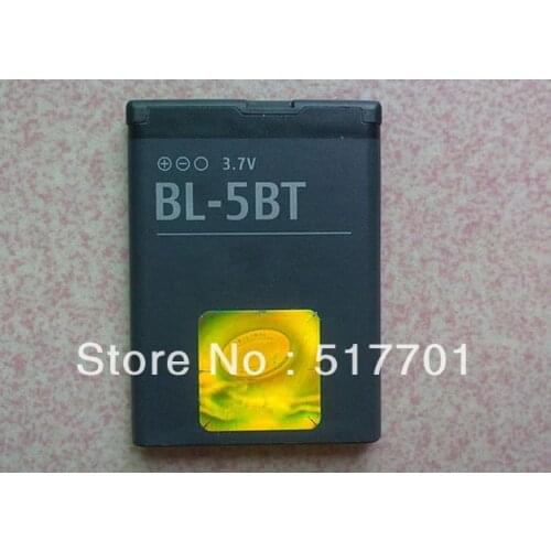 ALLCCX battery BL-5BT for Nokia 2600c 2608 7510a 7510s 7510 2600 N75 with excellent quality