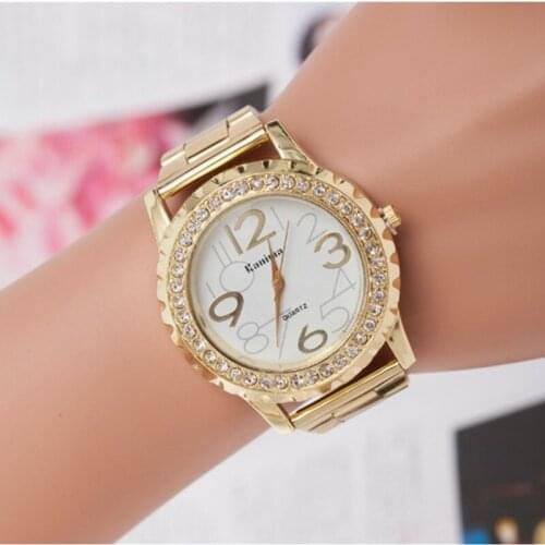 2020 New Arrivals Women Men Watches Stainless Steel Watch Exquisite Rhinestone Luxury Casual Quartz Couple Clocks Relojes Mujer