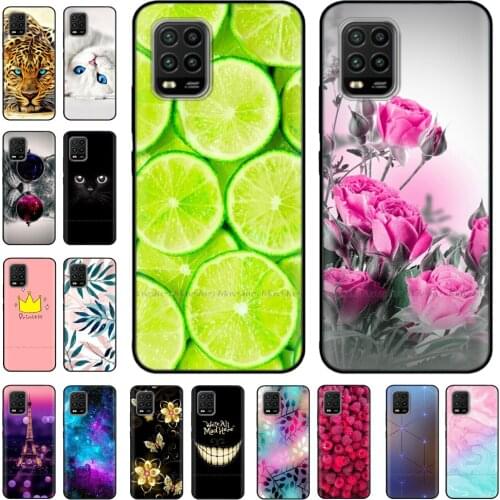 Phone Case For Xiaomi Mi 10 Lite Case Cute Soft Silicone TPU Back Case For Xiaomi Mi 10Lite 5G Mi10Lite Cases 6.57" Coque Funda