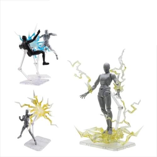 Lightning Special Effects Part for EFFECT IMPACT 1/6 Figure Photoelectric Effect Black Transparent Yellow Purple Black Blue