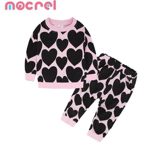 Childrens Clothes Fall Clothing Childrens Clothing Two-Piece Fries Letters Children Toddler Boy Clothes Baby Girl Clothes