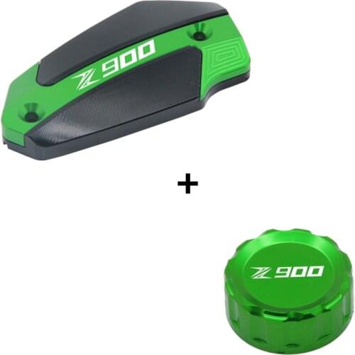 For Kawasaki Z 900 z900 2017 2018 2019 2020 2021 Motorcycle CNC Aluminum Rear & Front Brake Fluid Reservoir Cap Cylinder Cover