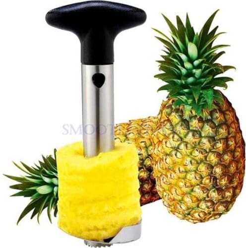 En acier inoxydable outil simple Cuisine fruits Ananas Slicer Peeler Cutter