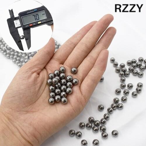 50PCS/100PCS 7mm Steel Balls Outdoor Pocket Hunting Slingshot Pinball Stainless Shooting Accessories Sports Equipment