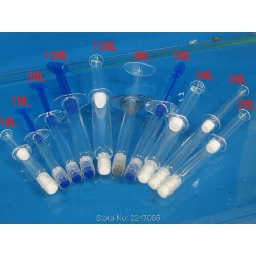 3ML 100pcs/lot Needle Container, Empty Tube for Mask Essence Eye Cream, Cosmetic Syringe Skin Care Essence Container