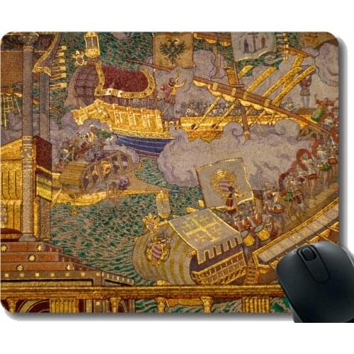 Rectangle Mouse Pad,Faith faith notre dame soul continuation Rubber Mousepad Stitched Edges