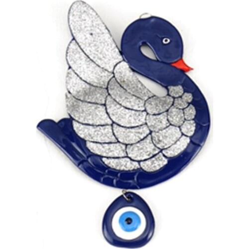 Swan Amulet, Door, Wall & Garden Ornament Evil eye bead