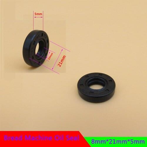10*21*5mm Oil Seal Ring for Bread Maker Breadmaker Bakers Machine Blender Repair Parts Bread Machine Spare Parts Wearable