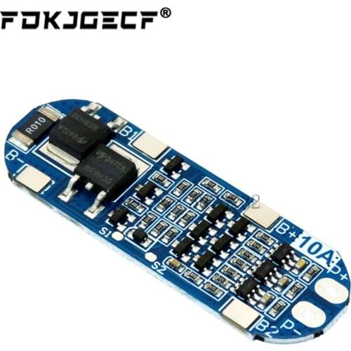 3S 10A 11.1V 12V 12.6V Lithium Battery Charger Protection Board Module for 18650 Li-ion Lipo Battery Cells BMS 3.7V