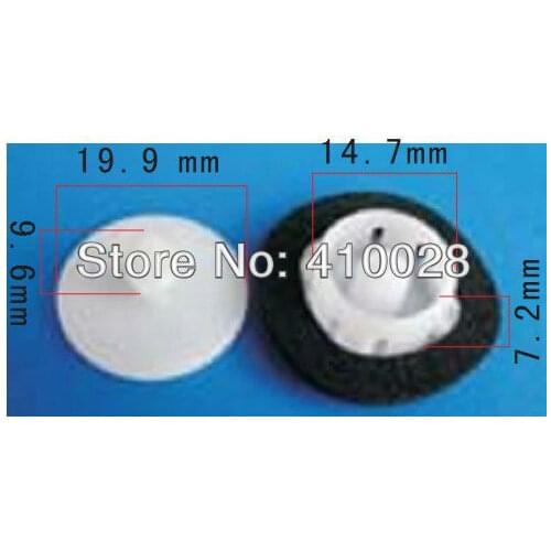 Nylon gray push type retainer