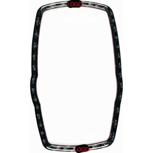 Fit For BMW F10F20F30F34f07f25 F26 F15 f16 real carbon fiber multimedia frame car sticker