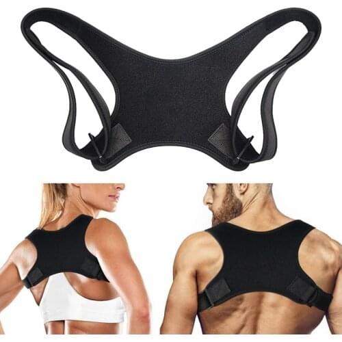 Adjustable Medical Back Posture Clavicle Spine Shoulder Lumbar Support Belt Posture Correction