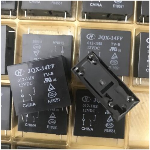 HOT NEW 12V relay JQX-14FF-012-1HS HF14FF JQX-14FF 012-1HS HF14FF-012-1HS JQX14FF0121HS 12V 12VDC DC12V 4PIN