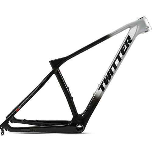 Twitter 2021 New Come XC Carbon Mtb Frame 29er QR 135mm Compatible With Thru Axle 12x148mm 142m Mountain Bike Internal Cable