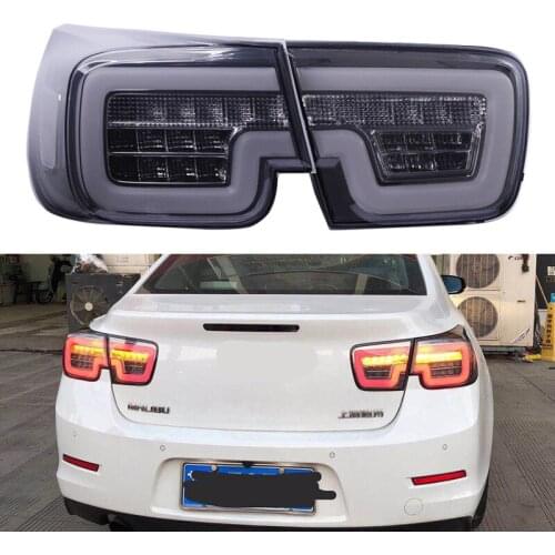 DNO Car LED Taillight For Chevrolet Malibu 2012 2013 2014 2015 Rear Running Lamp Brake Reverse Dynamic Turn Signal Taillamp