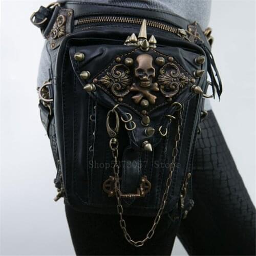 Medieval Renaissance Women Steampunk Gothic Leg Bag belt Assassin PU Leather Viking Pirate Knight Middle Ages Cosplay Costumes