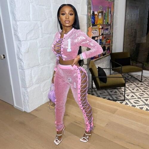 Tracksuit velvet women Set Jogger Autumn Winter 2 Piece Set Leopard Patchwork Night Club Outfits 2 peice set women matching set