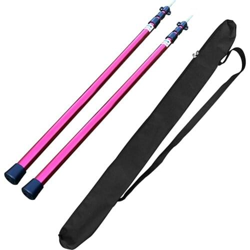 1 Pair Telescoping Tarp Poles Lightweight Adjustable Aluminum Rods for Tent Awning Outdoor Camping Hiking Portable Tent Pole