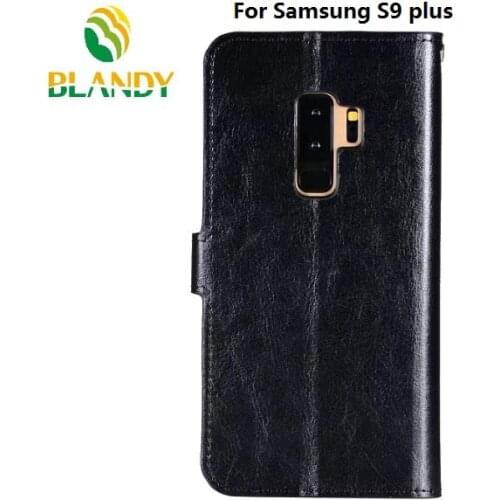 10pcs/lot For Samsung Galaxy S9 S10 e PLUS TPU + PU Leather Crazy Horse Wallet Case for Samsung Galaxy S8 PLUS note 9