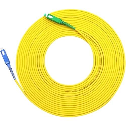 10 Pcs/lot SC APC to SC UPC SC Patch Cord Simplex 3.0mm 1m LSZH Single Mode Fiber Patch Cable jumper