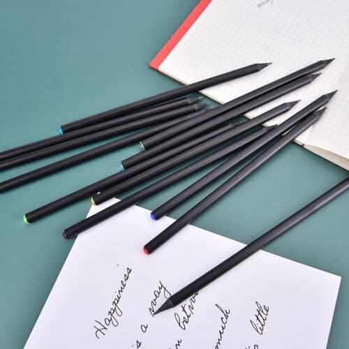 12 Pieces/set Pencil Hb Diamond Colored Pencil Drawing Supplies School Office Supplies Stationery New