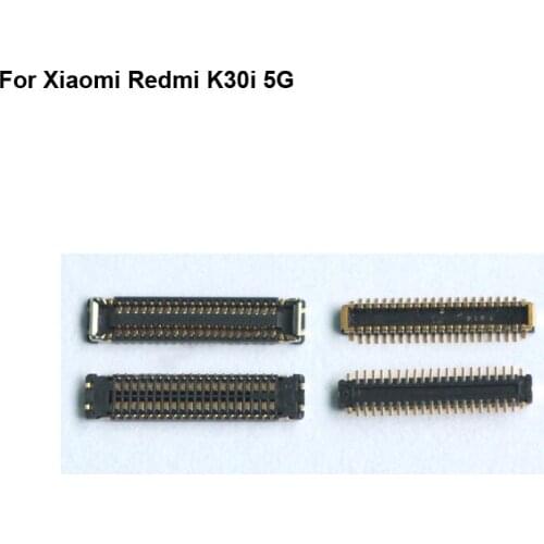 2pcs For Xiaomi Redmi K30i 5G LCD display screen FPC connector For Xiao mi Redmi K 30i logic on motherboard mainboard Redmik30i