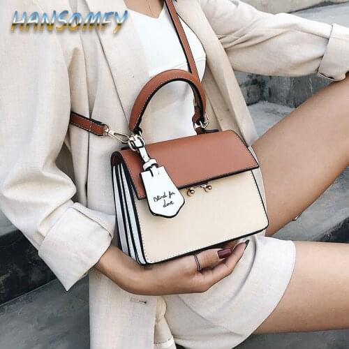 HANSOMFY 2019 Fashion new handbags High quality Women bag Small incense wind chain Lozenge Shoulder bag Lock Stereotypes LD-63