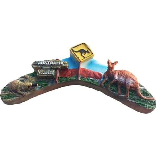 Lychee Australia Kangaroo Fridge Magnet Darts Shaped Refrigerator Magnetic Sticker Travel Souvenirs Magnets Decoration