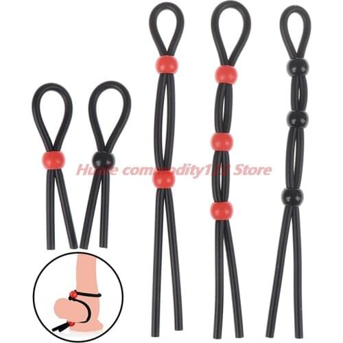 Hot Black Silicone Basic Penis Ring Set Stretchy Cock Ring Cockring Sex Dick rings for Men Harder Erection