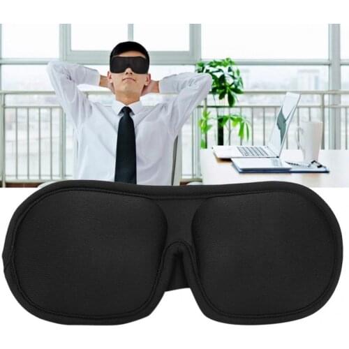 1Pcs 3D Sleep Mask Natural Sleeping Eye Mask Eyeshade Cover Shade Eye Patch Women Men Soft Portable Blindfold Travel Eyepatch