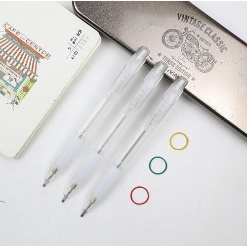 M&G Graffiti Mechanical Pencil 2B 2.0mm Frosted Transparent Plastic Automatic Pencil For Kids School Sketch Drawing Painting