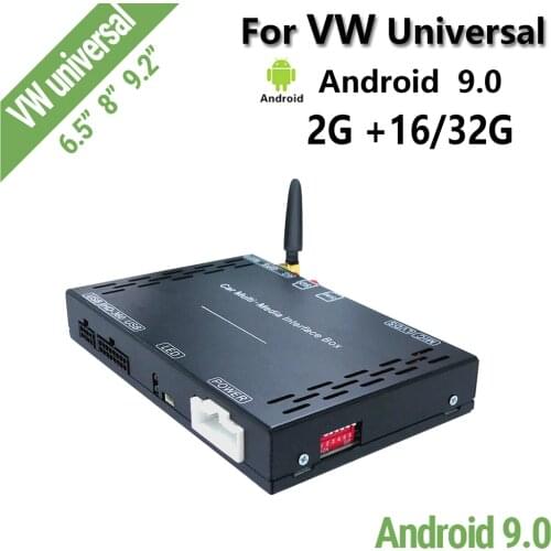 Android 9.0 Multi-function Car multimedia player decoding box For VW/Volkswagen/Golf/Polo/Tiguan/Passat/b7/CC/SEAT/leon/Skoda