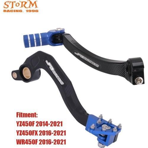 Motorcycle CNC Gear Shifter Shift Lever Brake Pedal For Yamaha YZ250F YZF250 YZ450F YZF450 250FX 450FX 2014 2015 2016-2020 2021