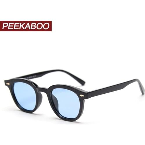Peekaboo tr90 sunglasses men polarized candy color fashion tinted sun glasses for women korean style uv400 yellow blue green