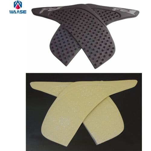 Waase Tank Pad Protector Sticker Decal Gas Knee Grip Tank Traction Pad Side For Yamaha FZ1 2006 2007 2008 2009 2010 2011-2015