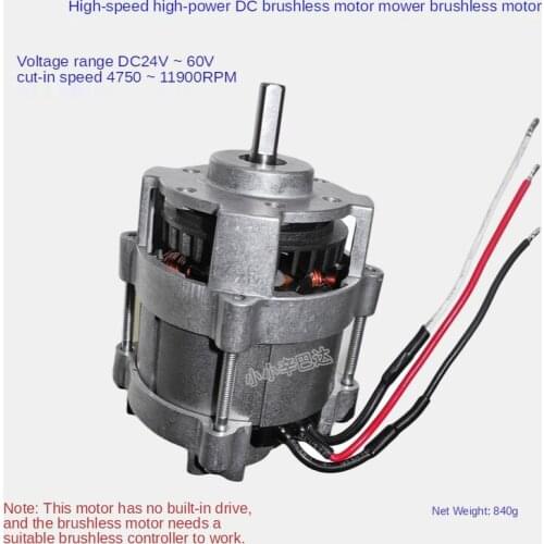24V36V48V DC Brand New Brushless Motor Mower Washer Strong Magnetic Brushless Motors Strong Magnetic Motor
