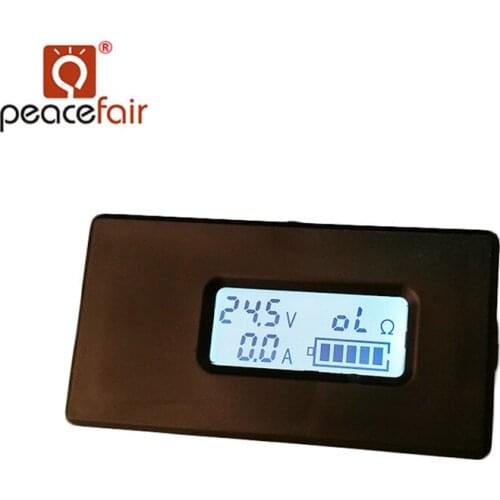 PEACEFAIR 2.8-30V 0-10A Digital Lithium Battery Tester 18650 18350 26650 Voltage Current Electric Quantity Voltmeter PZEM-005