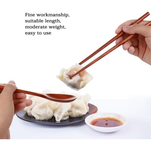 Portable Wooden Cutlery Sets Wooden Chopsticks And Spoons Travel Suit