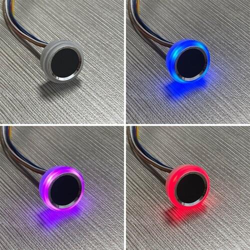 R502-F Waterproof DC3.3V UART Small Round Ring LED Capacitve Fingerprint Sensor Module Access Control Arduino With Free SDK