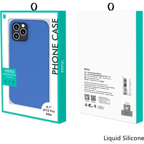 TOTU Luxury Square frame thin Soft Liquid Silicone Case For iPhone 12 Pro Max for iPhone 12 mini Back Cove