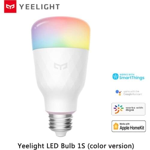 Xiaomi Yeelight Update version smart LED bulb lemon 1S colorful 800 lumens 8.5W Lemon Smart bulb Work with Apple homeki