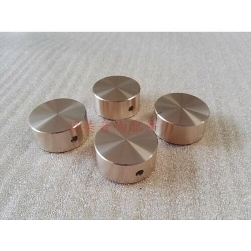 Diameter32 high 15 all aluminum alloy power amplifier solid knob volume potentiometer knob HIFI audio amplifier knob 32X15MM-10P