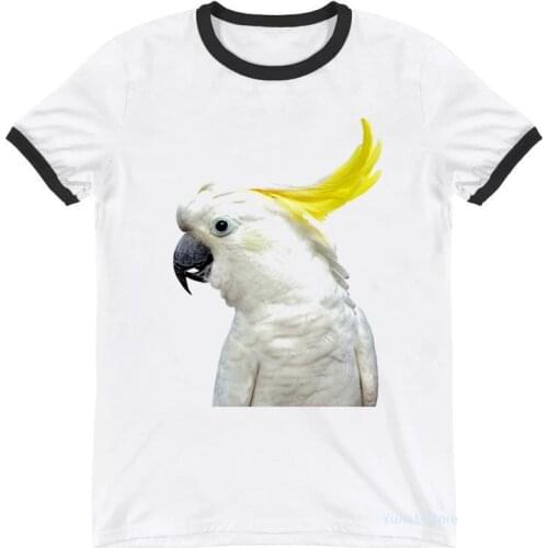 2021 Hot Sale Tshirt Women Tropical Bird/Parrot/Toco Toucan Print T-Shirt Femme Harajuku Kawaii Clothes Funny T Shirt