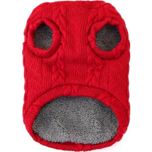 Winter Dog Sweater Coat Cat Puppy Clothes Warm Pet Clothing Outfits Yorkshire Pomeranian Poodle Bichon Schnauzer Costume Apparel