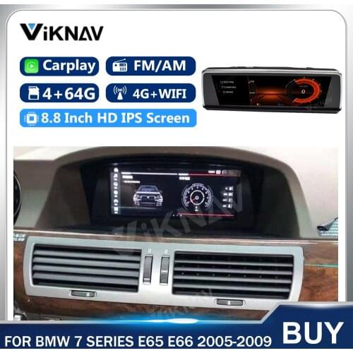 Android System Car GPS Navigation For BMW 7 Series E65 E66 2005-2009 Multimedia Player Auto Radio HD IPS Screen Head Unit