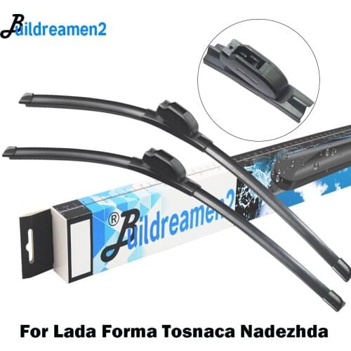 Buildreamen2 Car Wiper Blade Rubber Front Windscreen Wiper Styling 2 Pieces For Lada Forma Toscana Nadechda