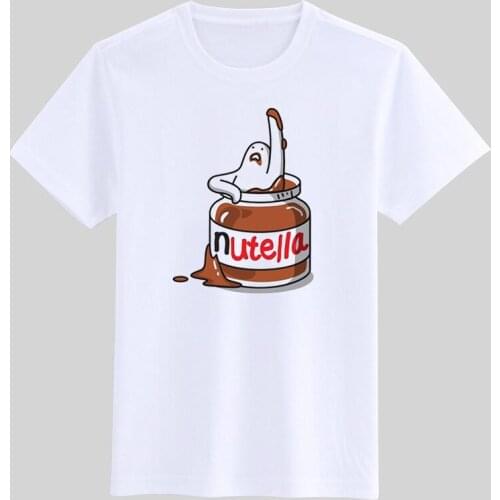 Camiseta Kid Nutella T Shirt Boys Girls Cute Tshirt Children Kawaii Cartoon Tops Shirt